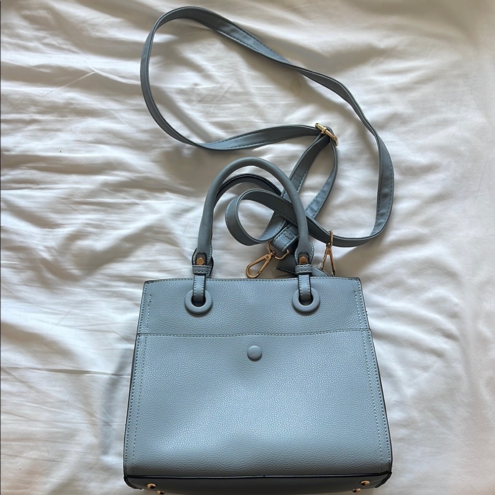 Elegant Blue/Gray Women's Handbag